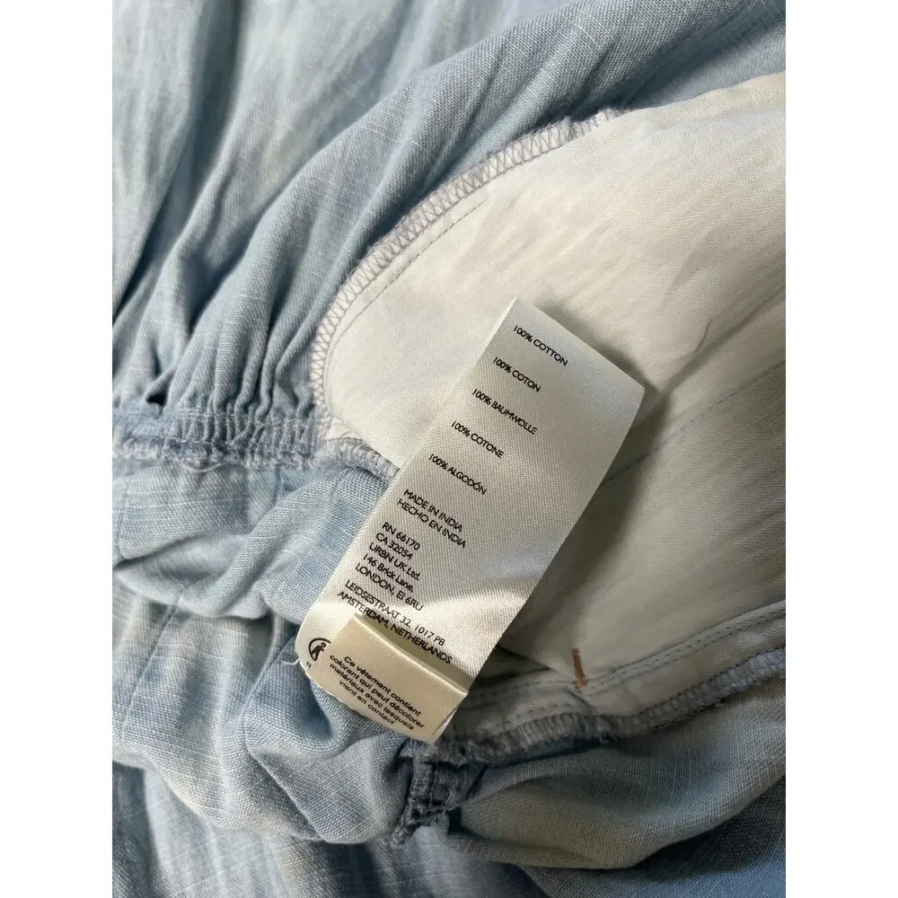 Free People We the Free Roselle Denim Mini Skirt Size L